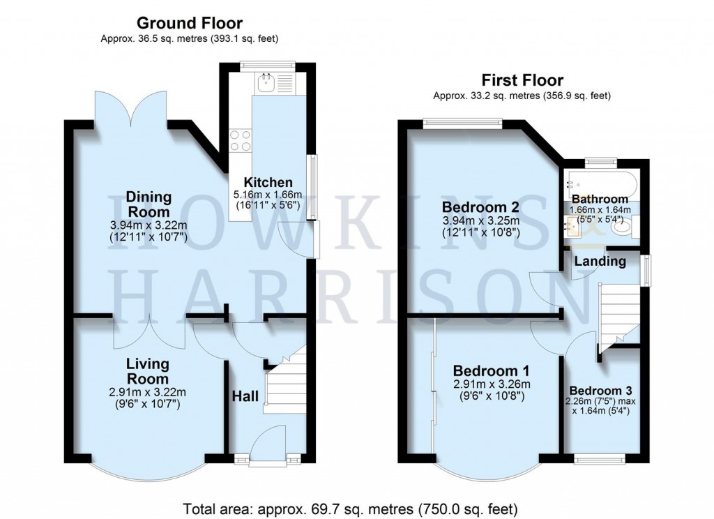 Floorplans For Shanklin Drive, Nuneaton, CV10