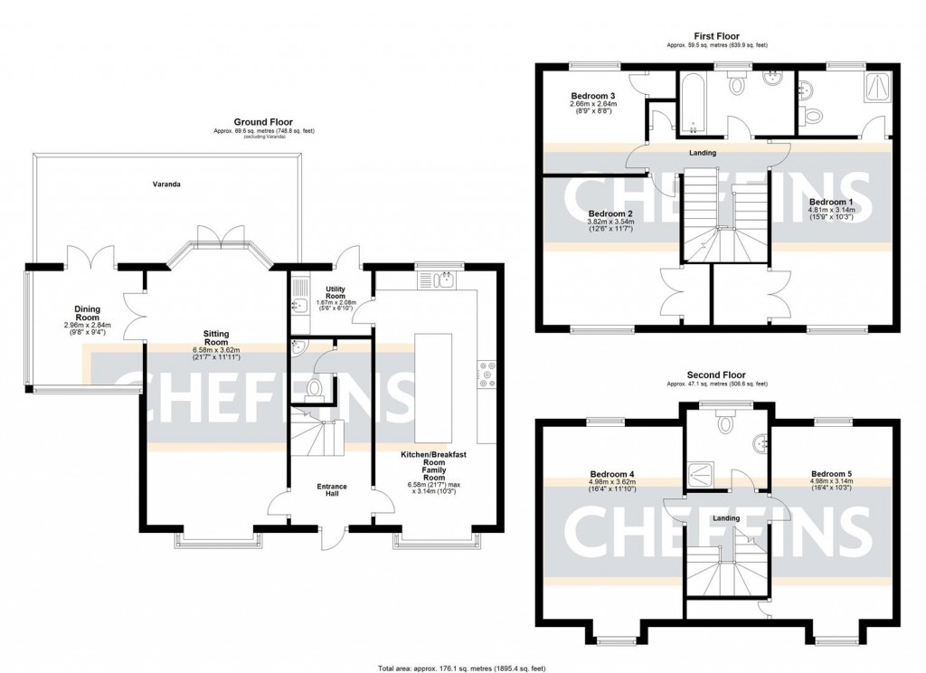 Floorplans For Rye Close, Littleport, Ely