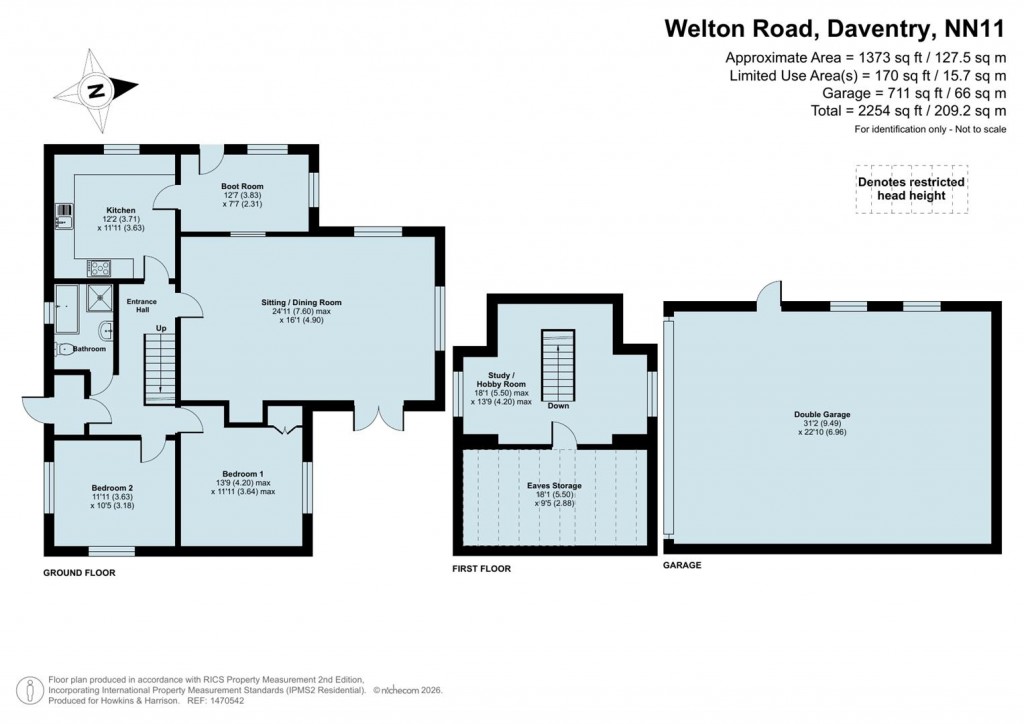 Floorplans For Welton Road, Daventry, NN11