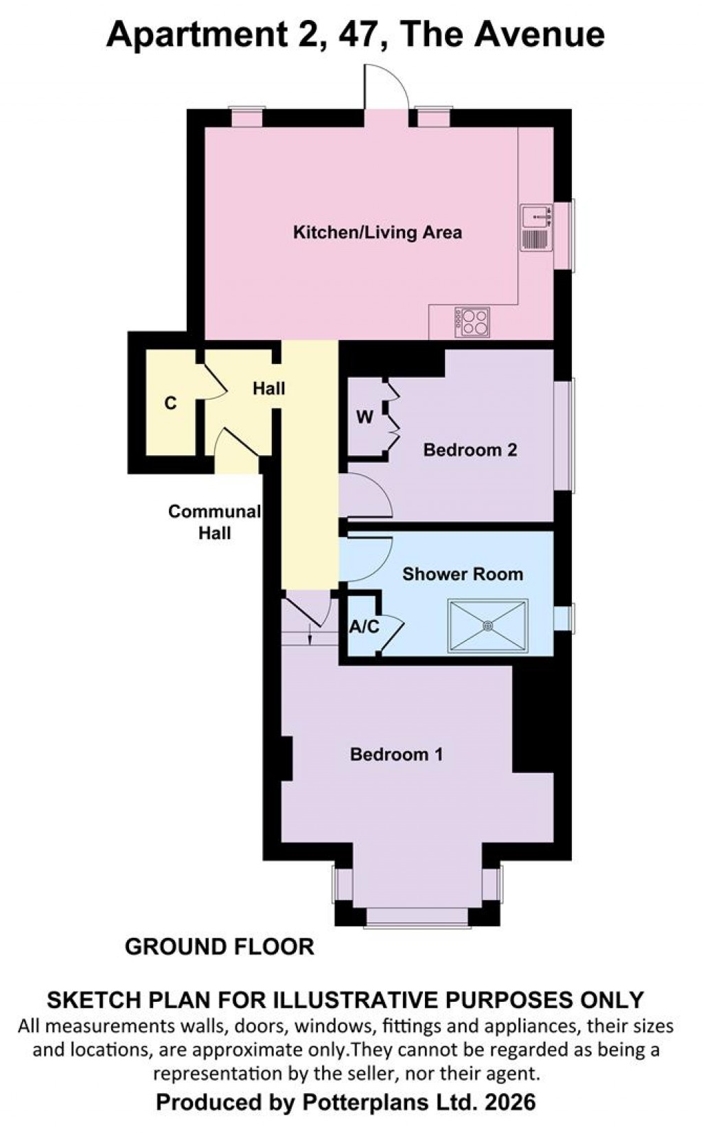 Floorplans For Totland,Isle of Wight