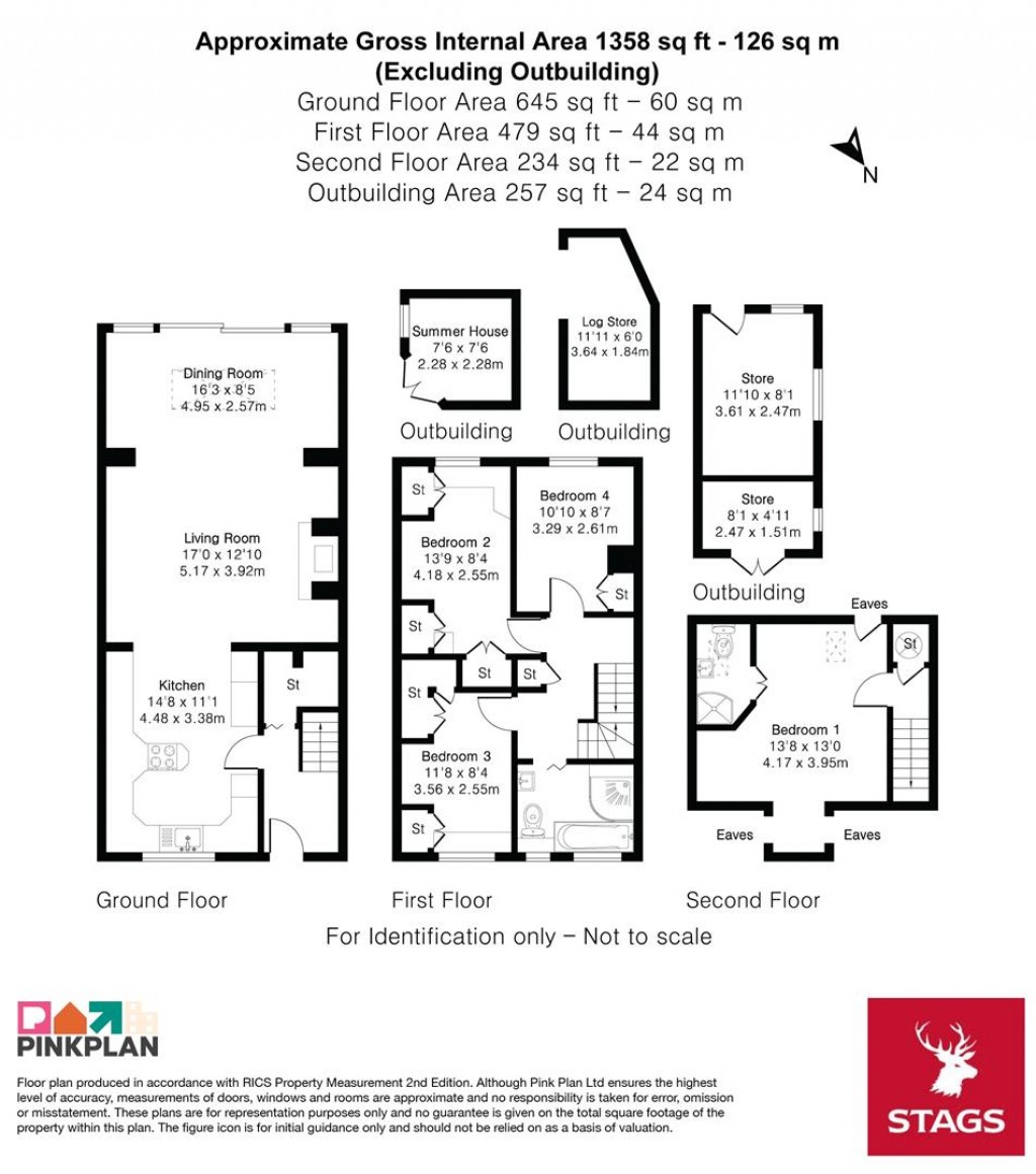 Floorplans For Grylls Park, Lanreath, Looe