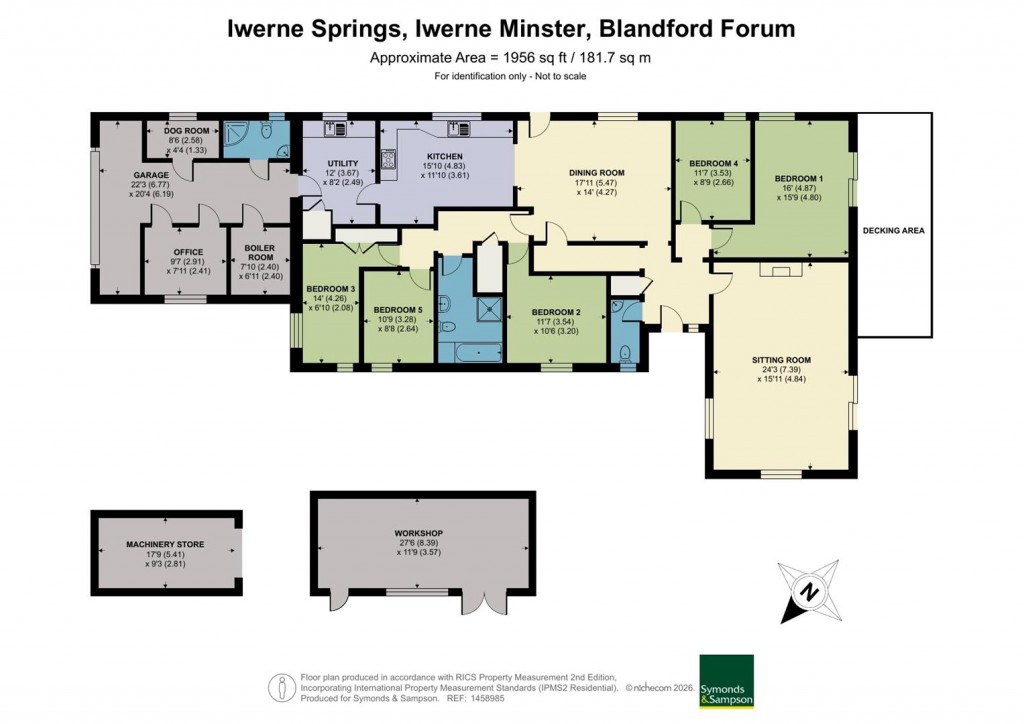 Floorplans For Iwerne Minster, Blandford Forum