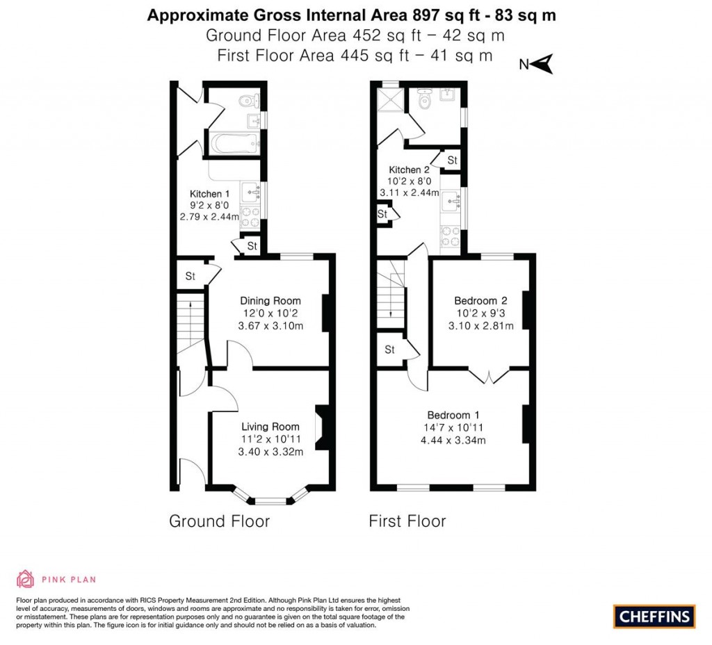 Floorplans For Herbert Street, Cambridge