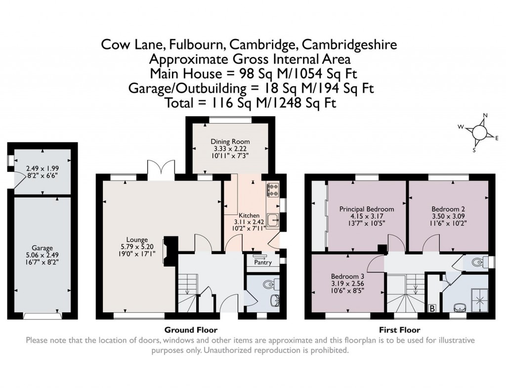 Floorplans For Cow Lane, Cambridge