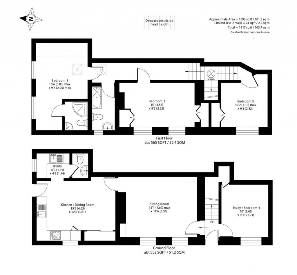 Floorplans For Castle Lane, Woodbury, Exeter
