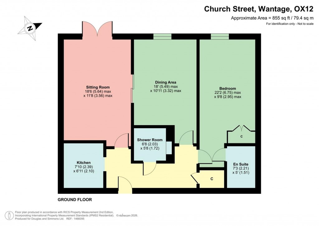 Floorplans For Church Street, Wantage, Oxfordshire, OX12