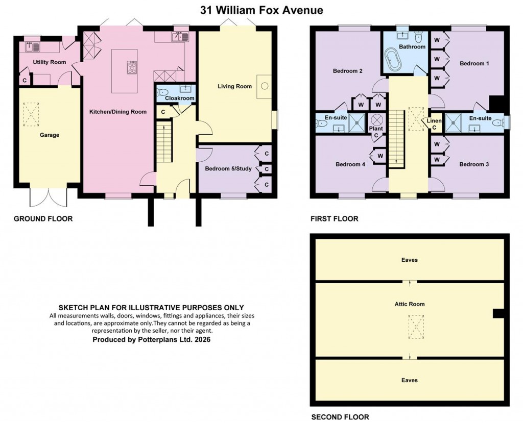 Floorplans For Brighstone, Isle of Wight