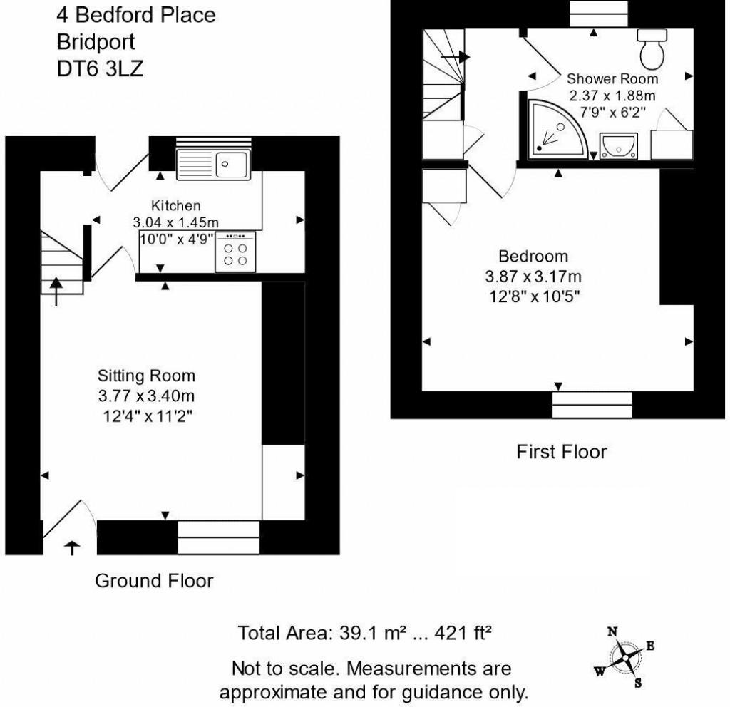 Floorplans For Bedford Place, Bridport