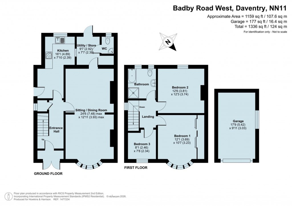 Floorplans For Badby Road West, Daventry, NN11