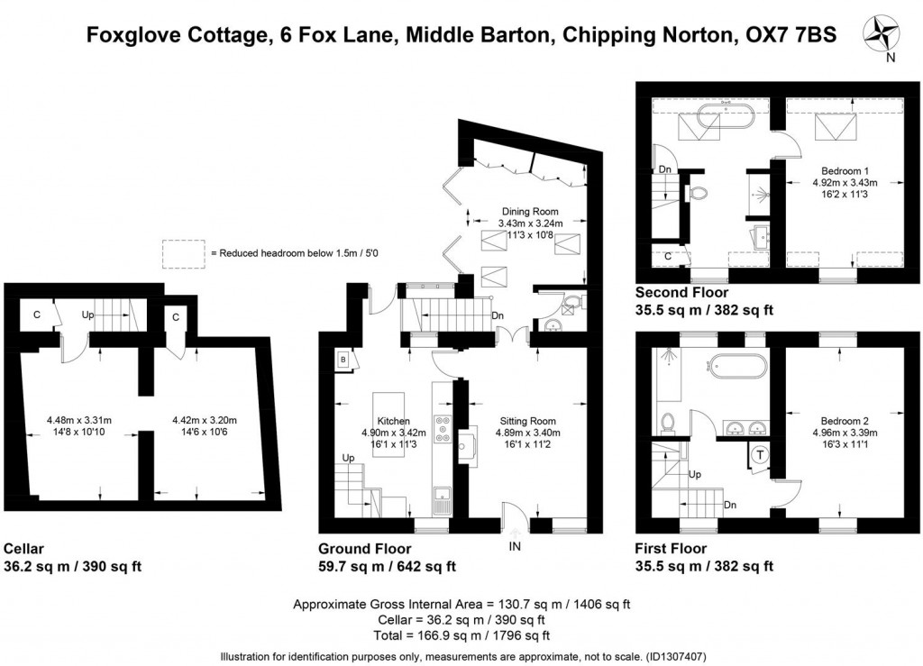 Floorplans For Middle Barton, Oxfordshire