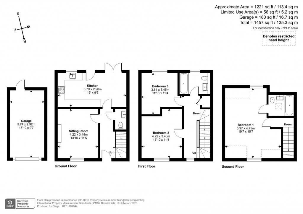 Floorplans For Foundry Lane, Bridport