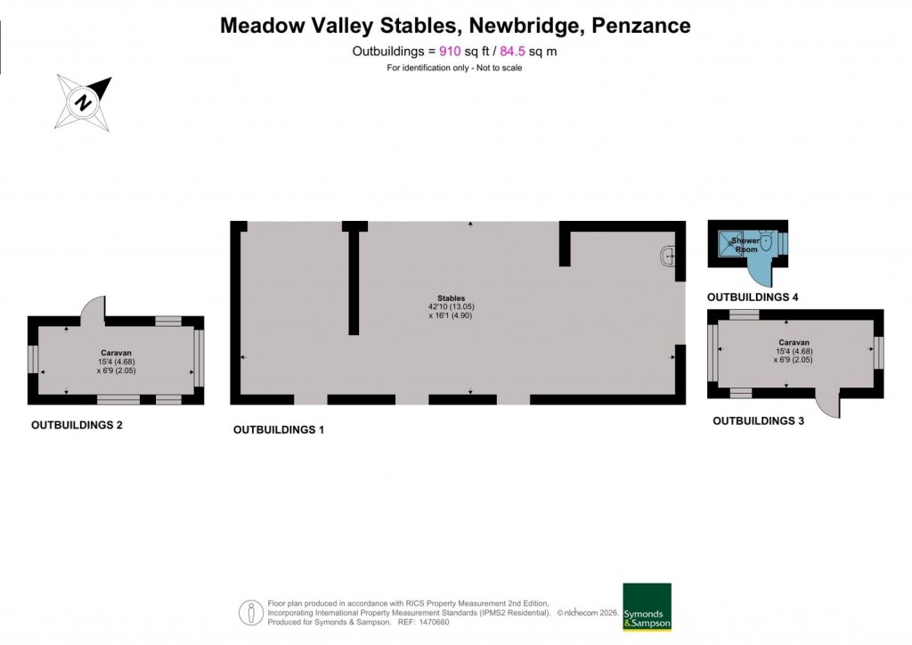 Floorplans For Botrea, Newbridge, Penzance