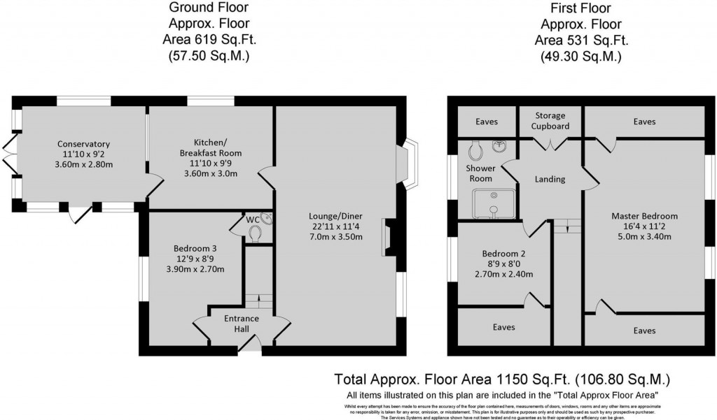 Floorplans For Elton Road, Banbury