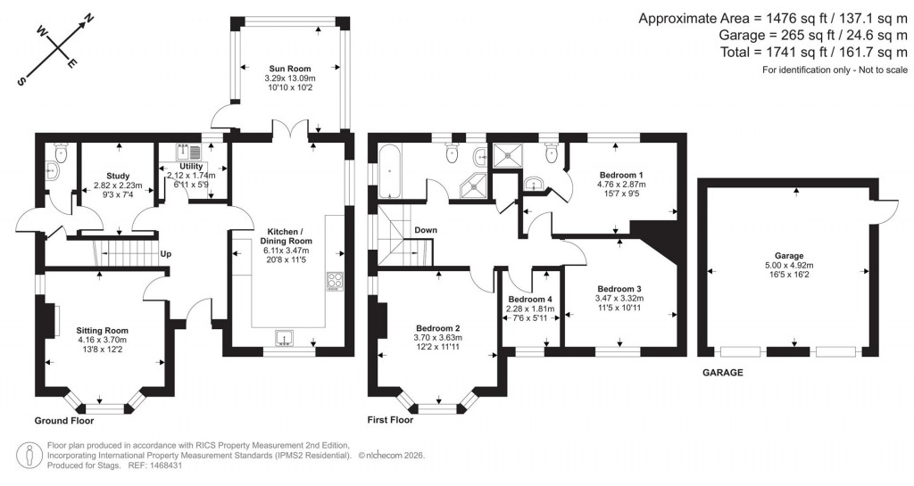 Floorplans For Church Road, Whimple, Exeter