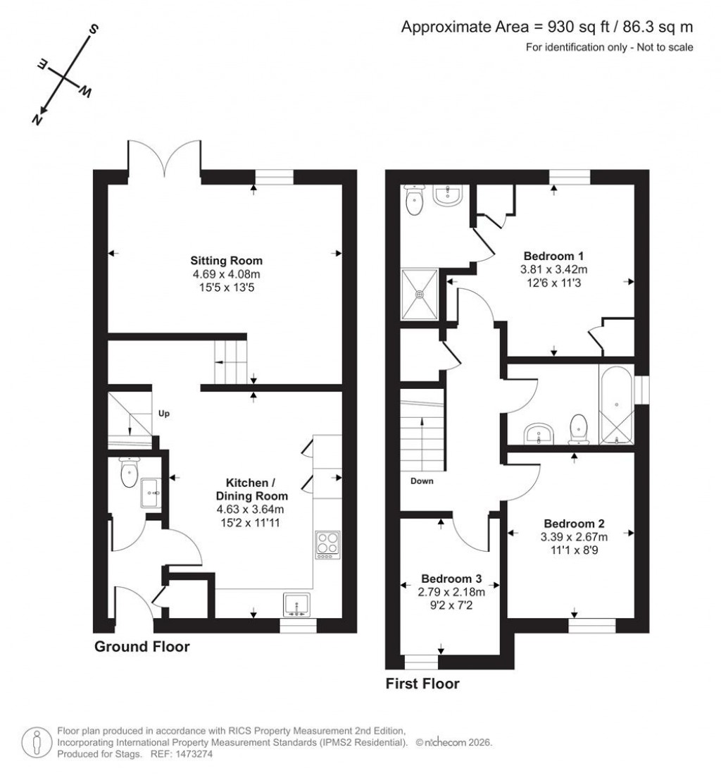 Floorplans For Watton Park, Bridport