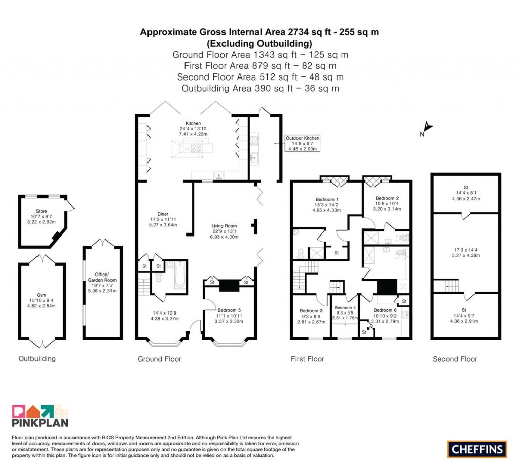 Floorplans For Wilbraham Road, Fulbourn, Cambridge