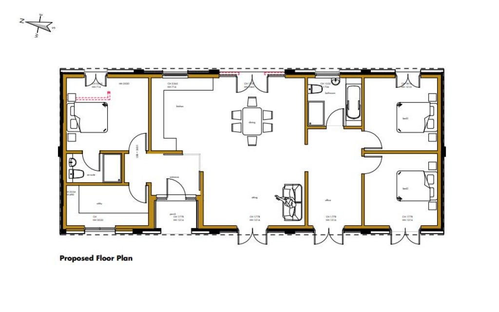 Floorplans For Stathe, Bridgwater