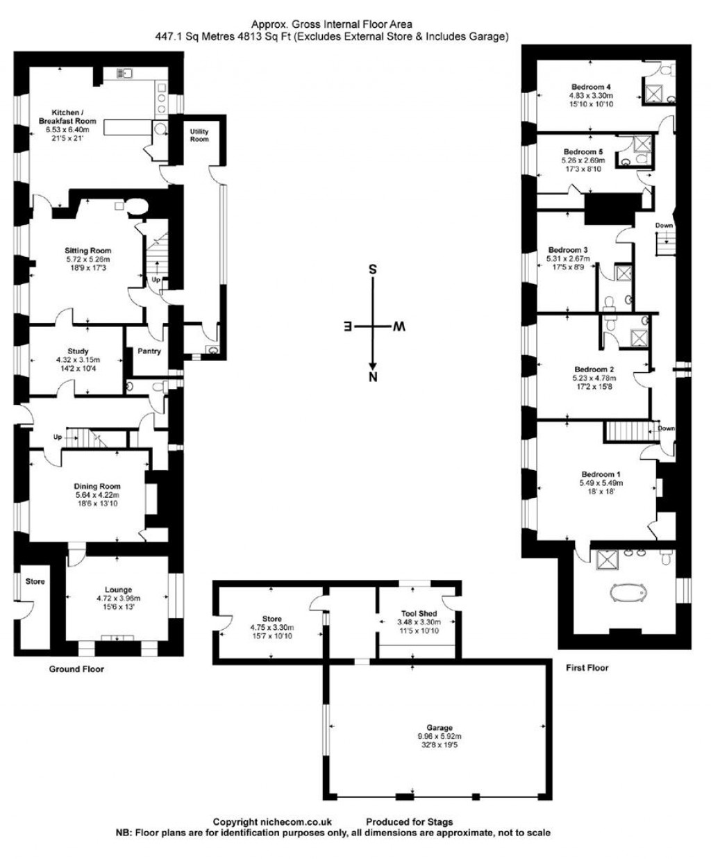 Floorplans For Harepath Hill, Seaton