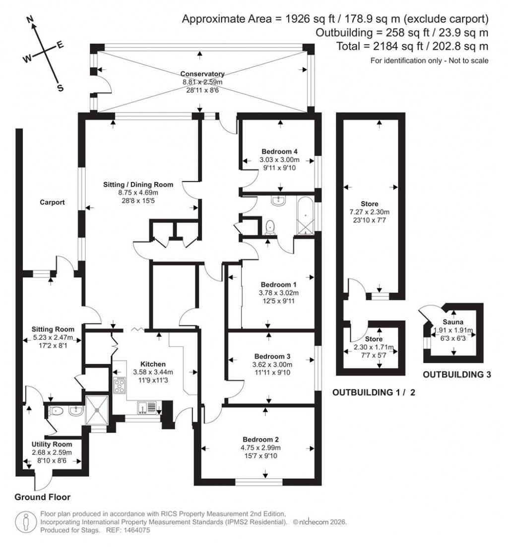 Floorplans For Polwithen Drive, Carbis Bay, St. Ives