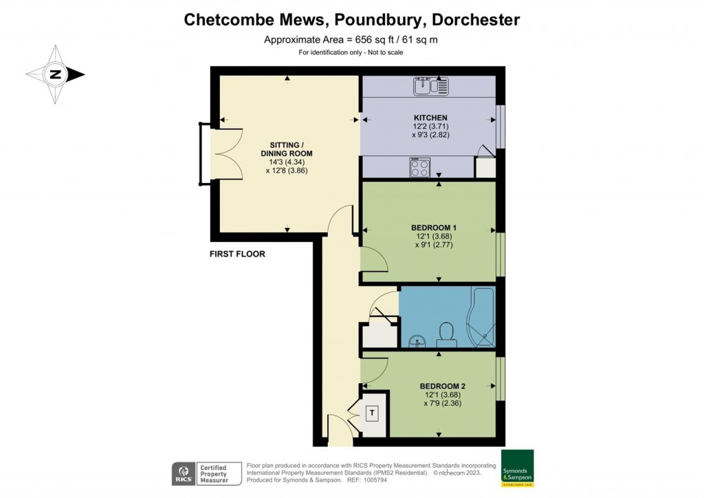 Floorplans For Chetcombe Mews, Poundbury, Dorchester