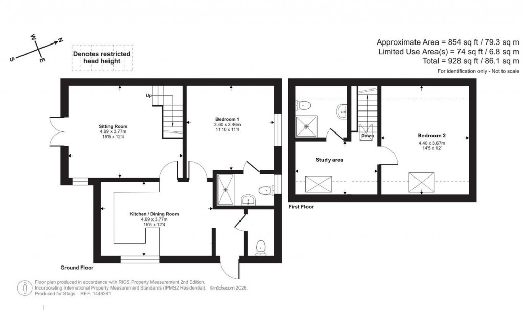 Floorplans For North Street, North Tawton