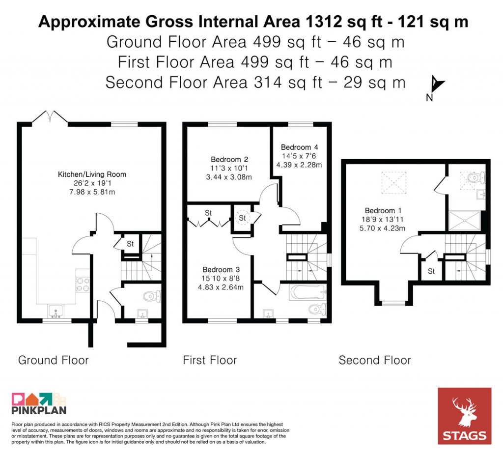 Floorplans For St Eval, Wadebridge