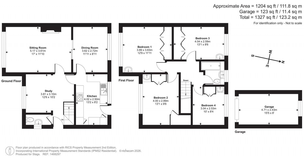 Floorplans For Perridge Close, Exeter