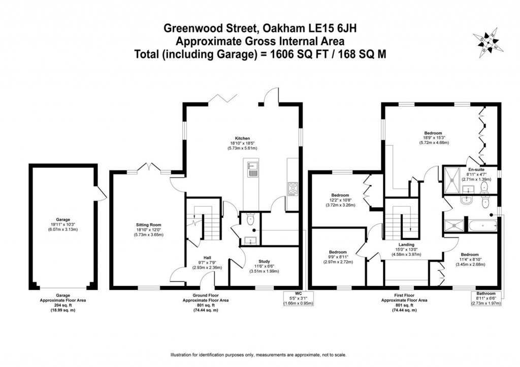 Floorplans For Greenwood Street, Oakham, Rutland