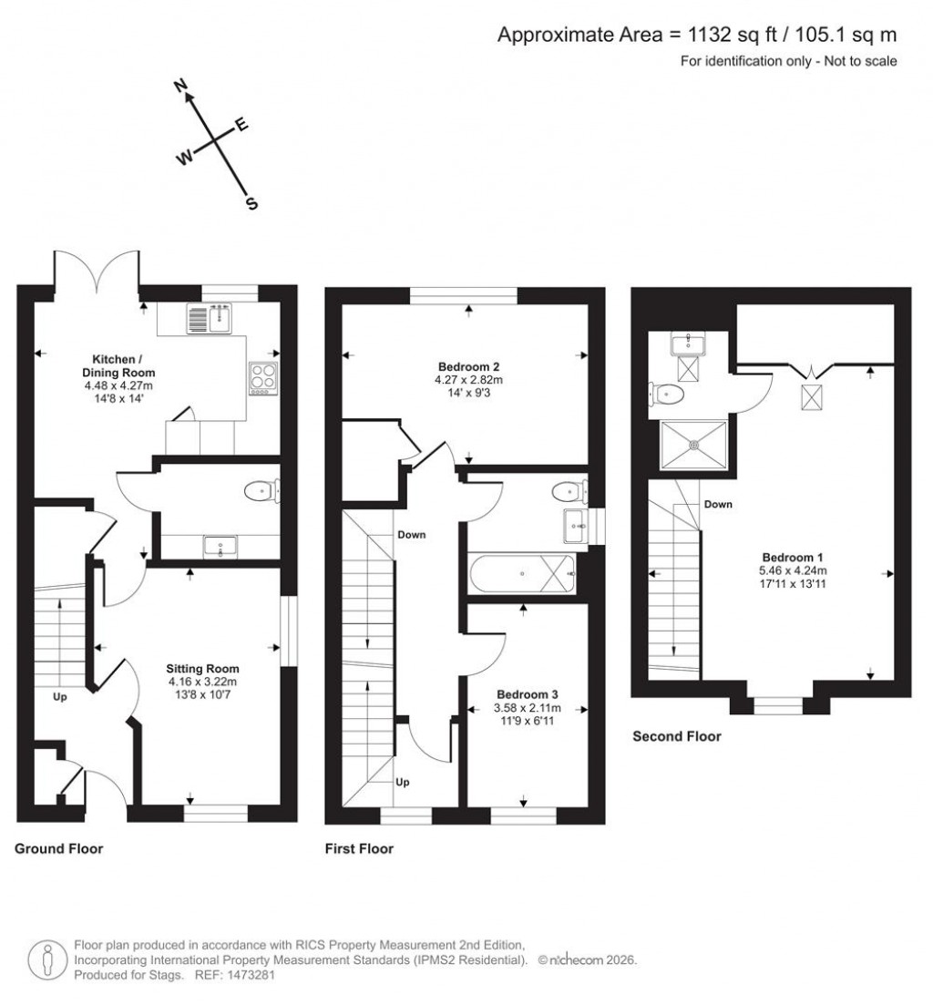Floorplans For Egremont Road, Rumwell, Taunton