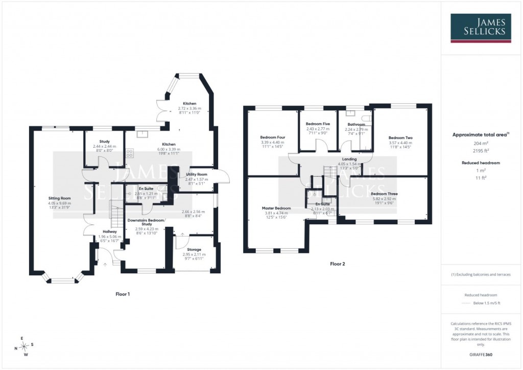 Floorplans For Norman Court, Oadby, Leicestershire