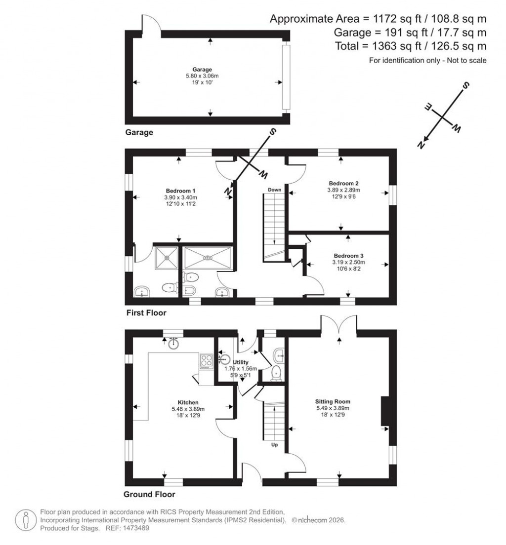 Floorplans For The Street, Charmouth, Bridport