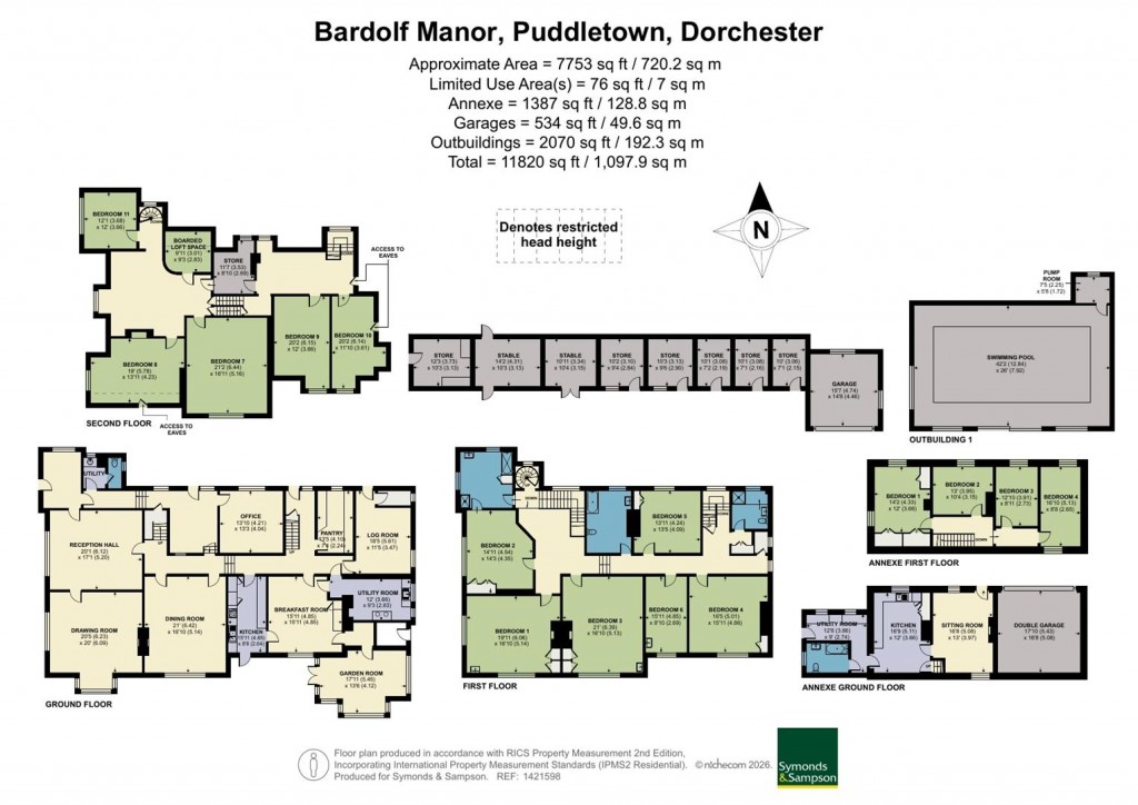 Floorplans For Puddletown, Dorchester
