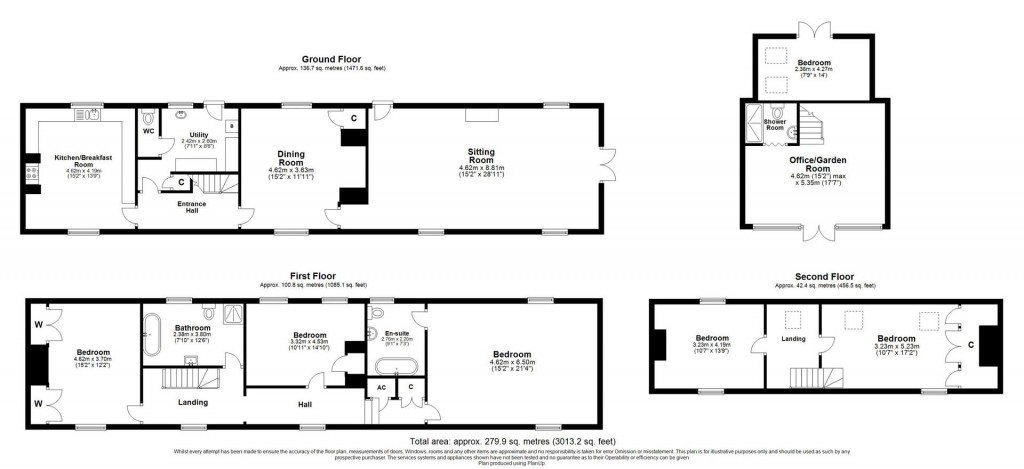 Floorplans For East Morden, Wareham, Dorset
