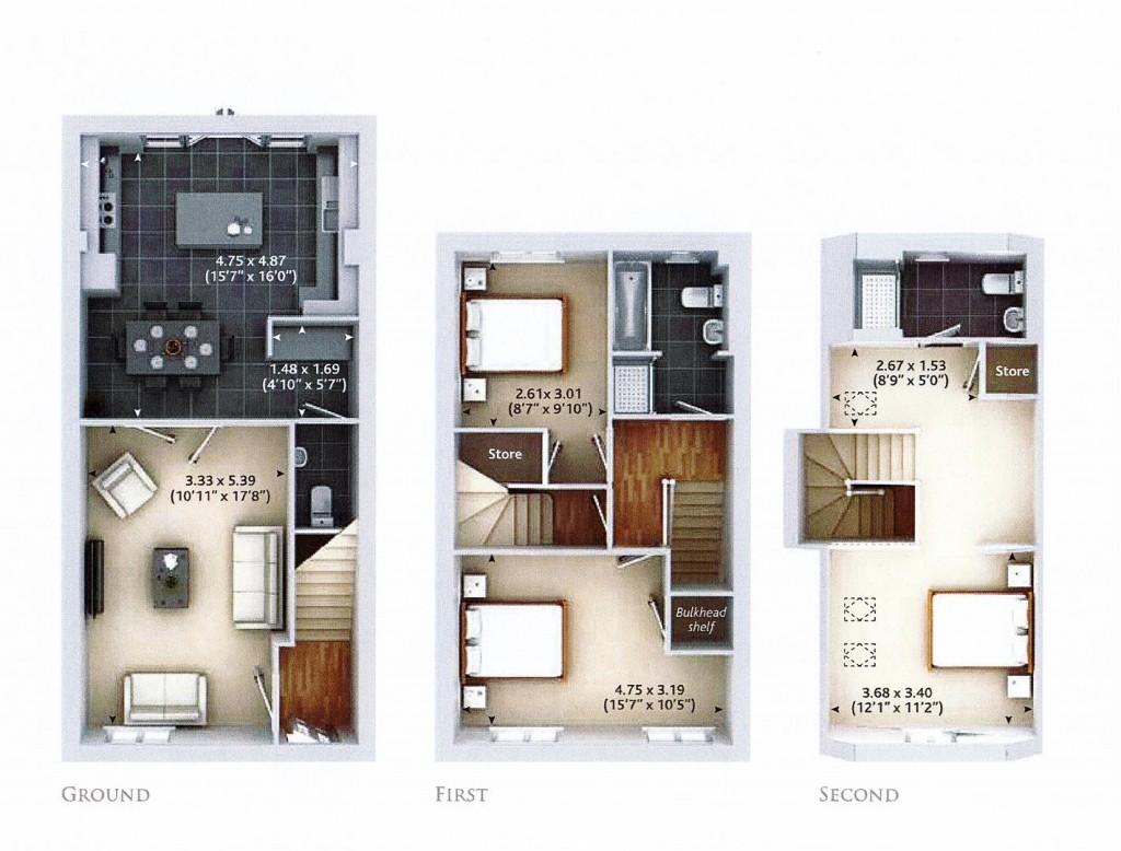 Floorplans For Bailey Road, Banbury - Garage and parking