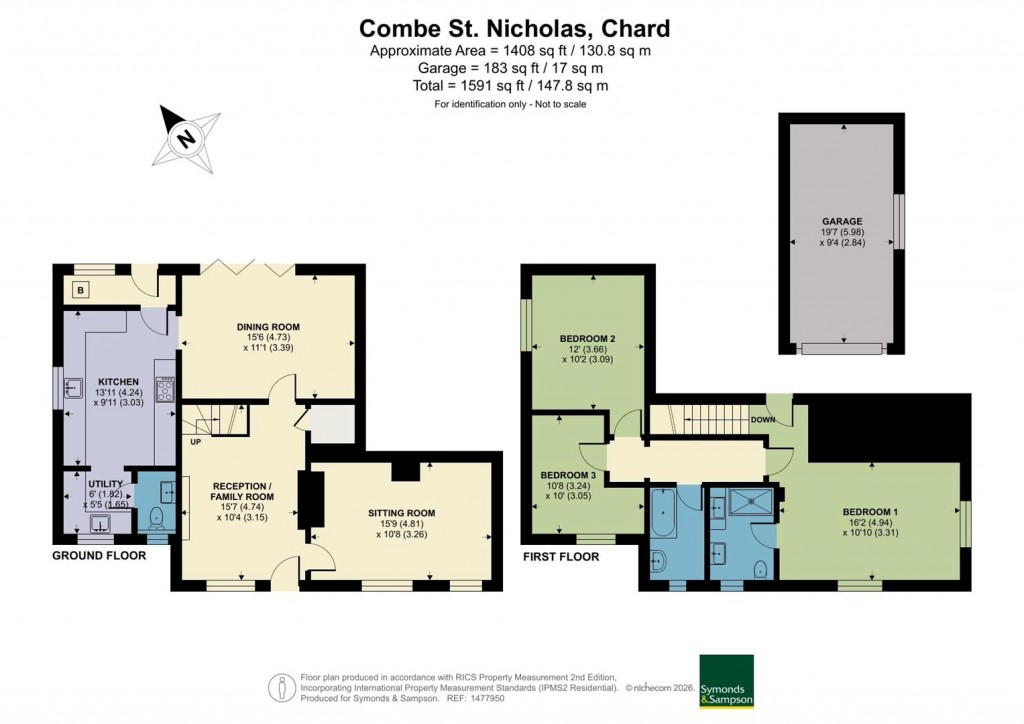 Floorplans For Combe St. Nicholas, Chard