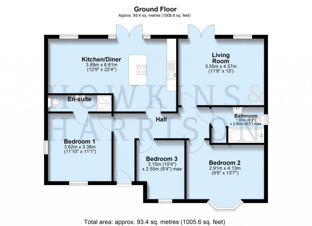 Floorplans For Forest Road, Coalville, LE67