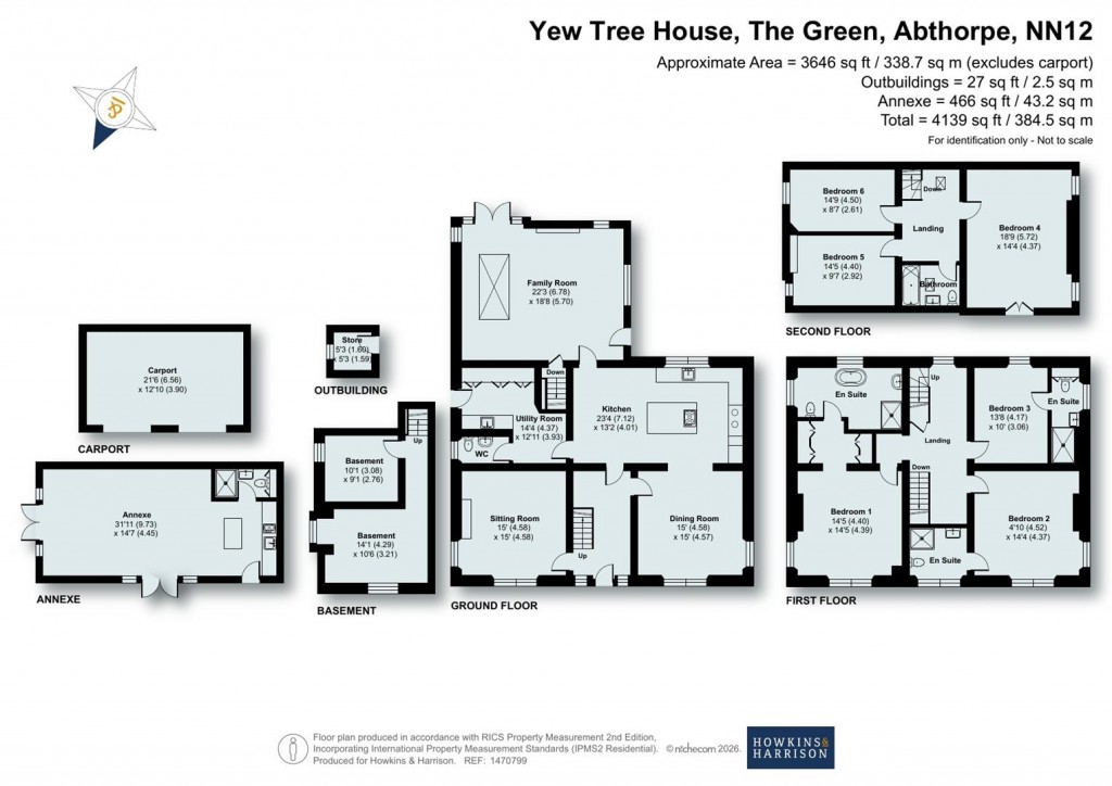 Floorplans For The Green, Abthorpe, NN12