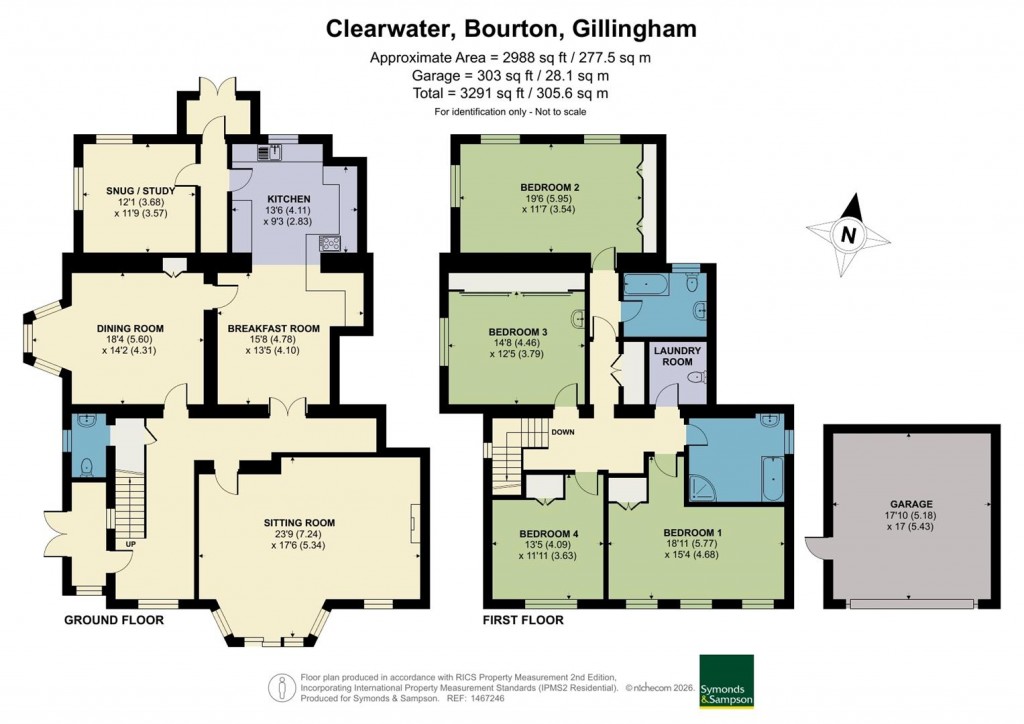 Floorplans For Bourton, Gillingham