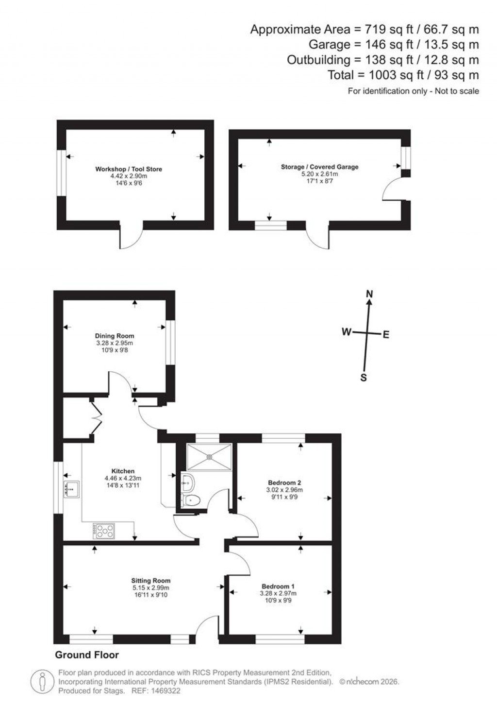 Floorplans For Egloskerry, Launceston