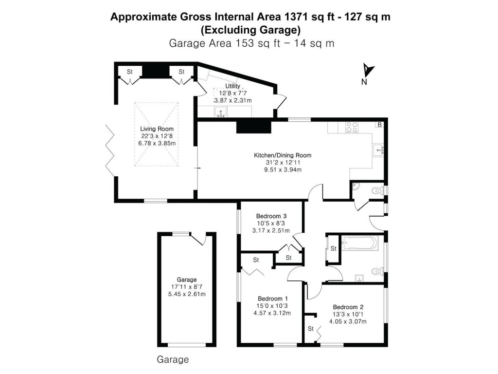 Floorplans For East Park Close, Winkleigh