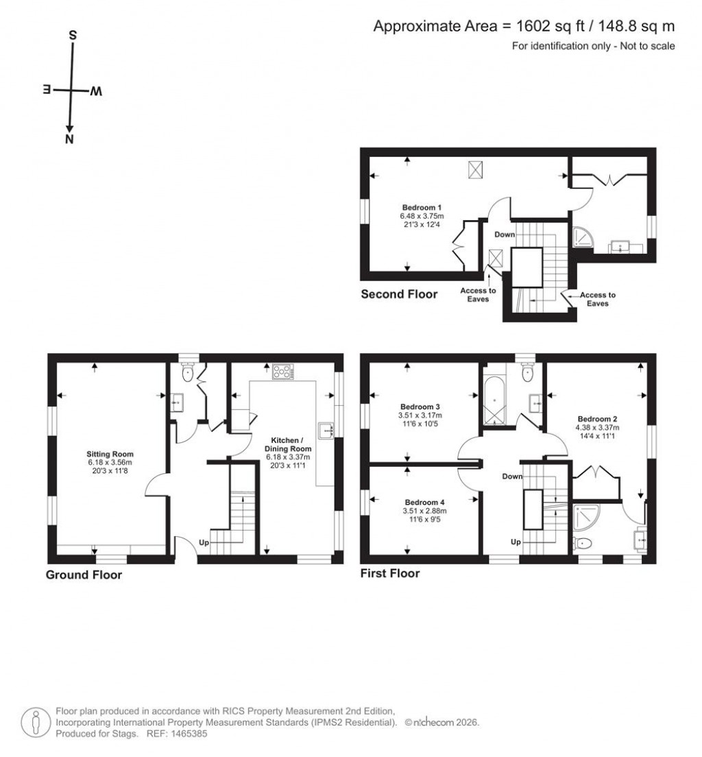 Floorplans For Rensey Lane, Lapford, Crediton