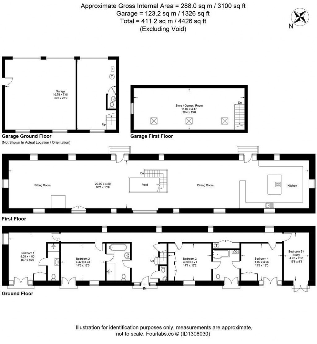 Floorplans For Crowlas, Penzance