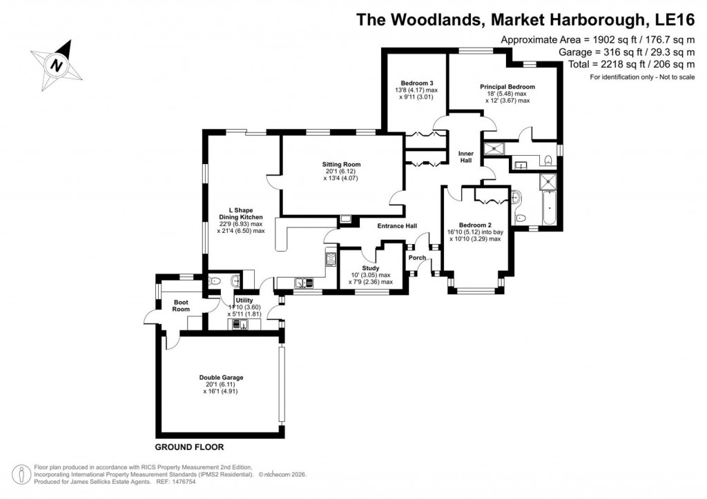 Floorplans For The Woodlands, Market Harborough