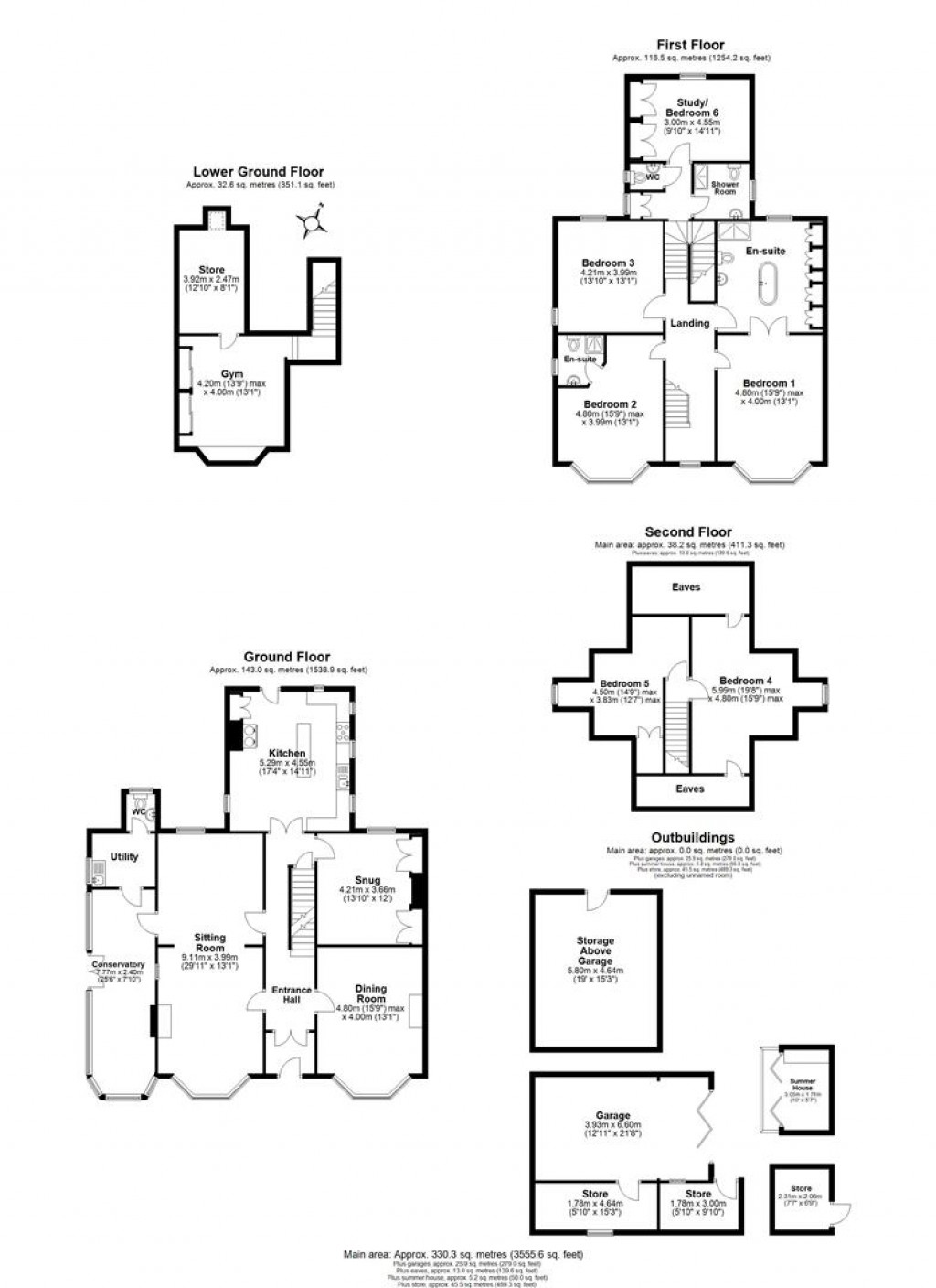 Floorplans For St Marys Road, Newton Abbot