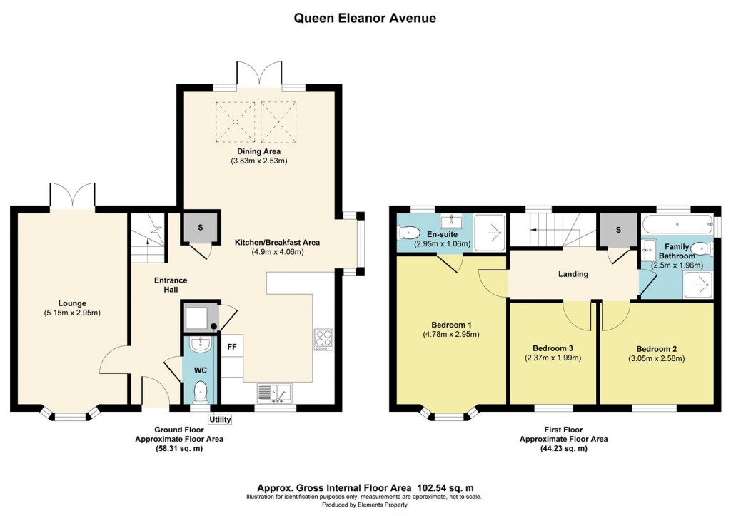 Floorplans For Queen Eleanor Avenue, Grantham