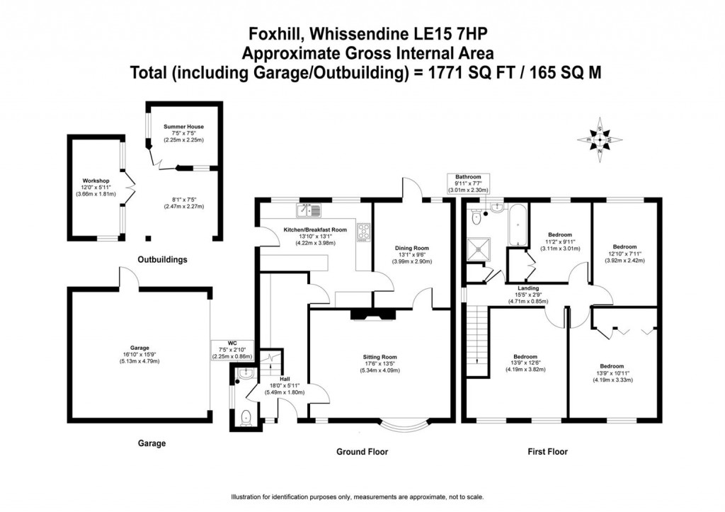 Floorplans For Foxhill, Whissendine, Rutland