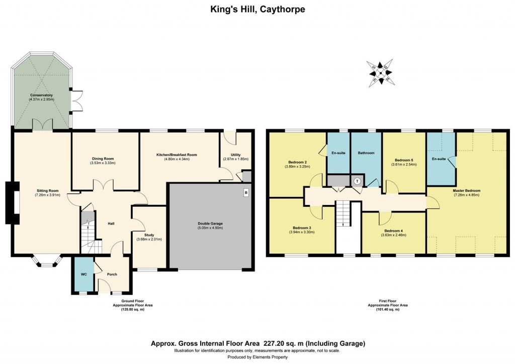 Floorplans For Kings Hill, Caythorpe, Grantham