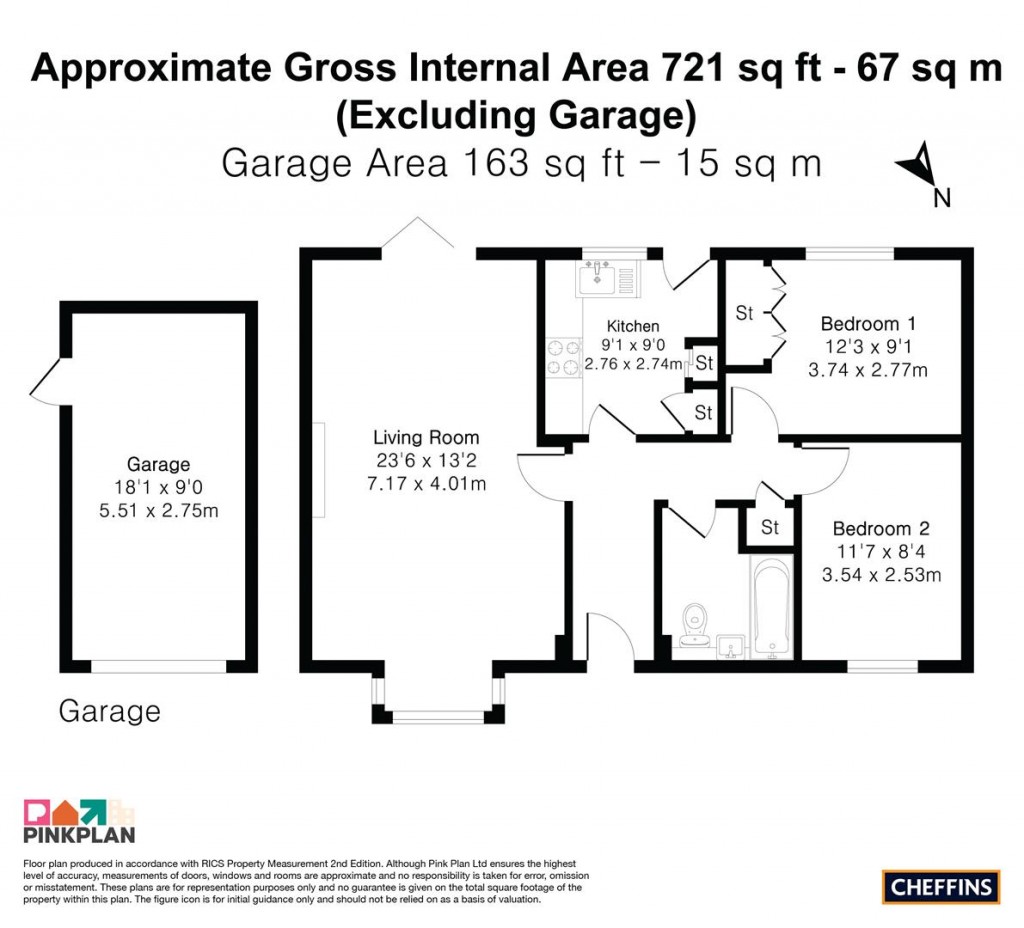 Floorplans For Field End, Balsham