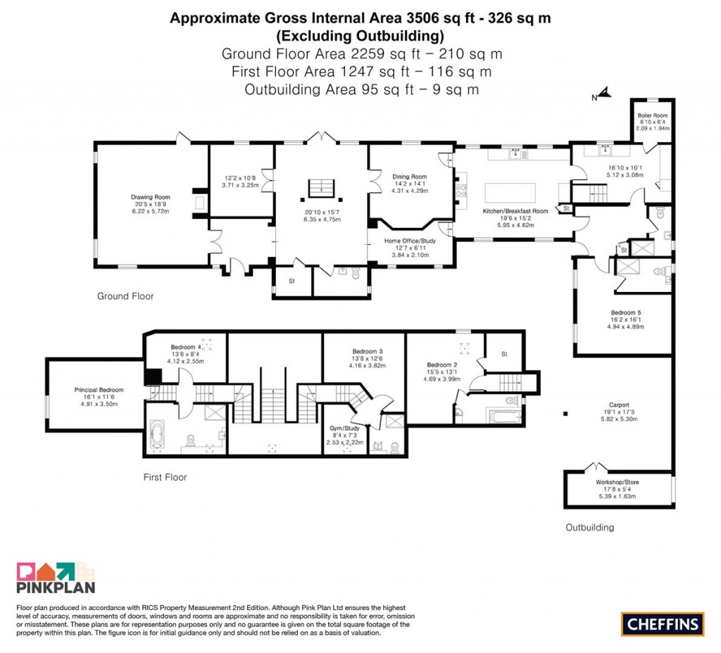 Floorplans For Lower Road, Croydon, Royston