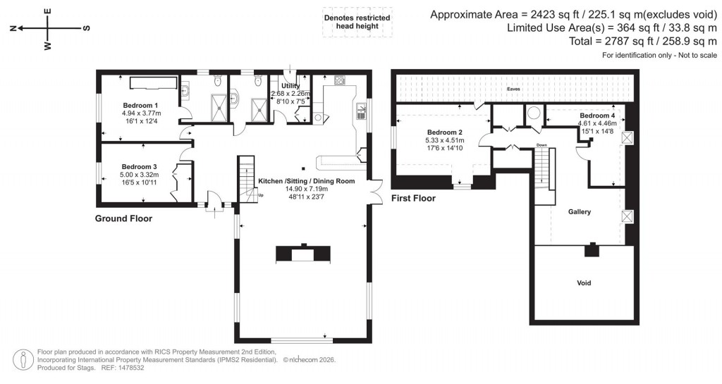 Floorplans For Brushford, Dulverton
